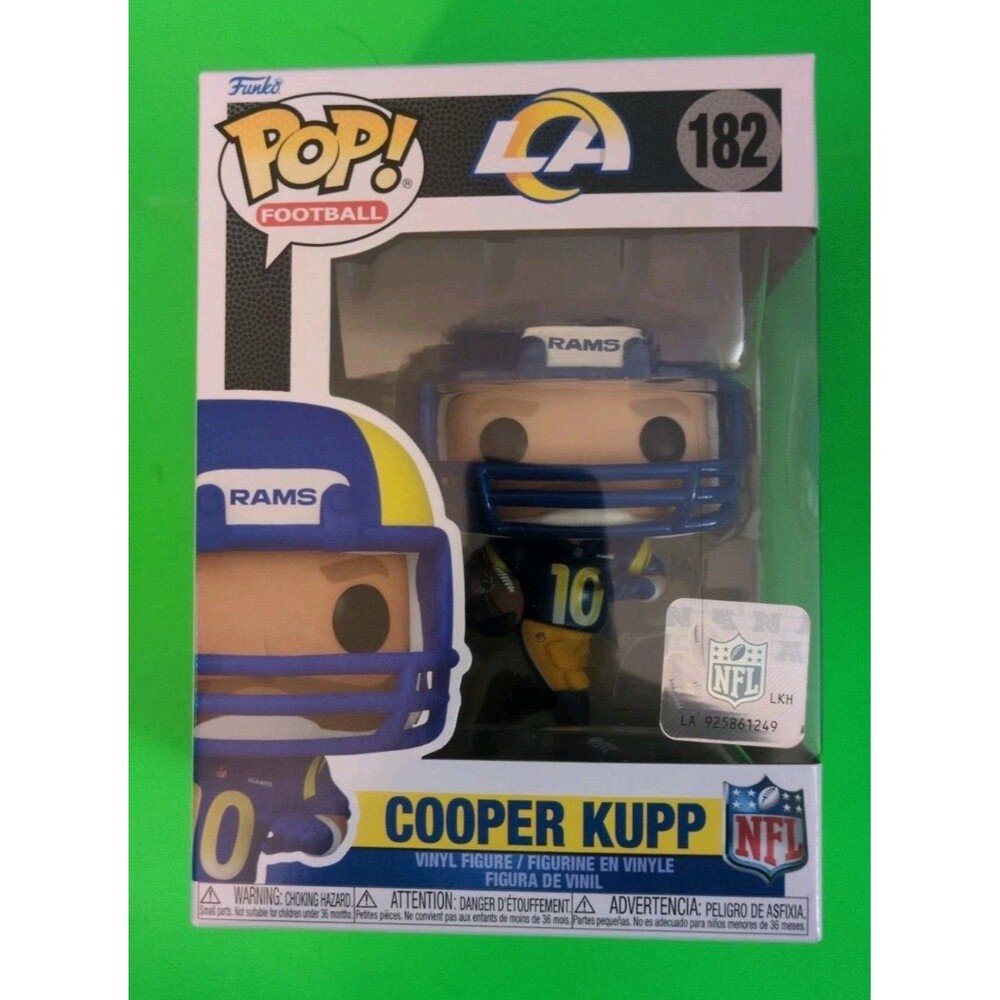 Cooper Kupp Funko Pop! NFL Vinyl Figure #182 Los Angeles Rams